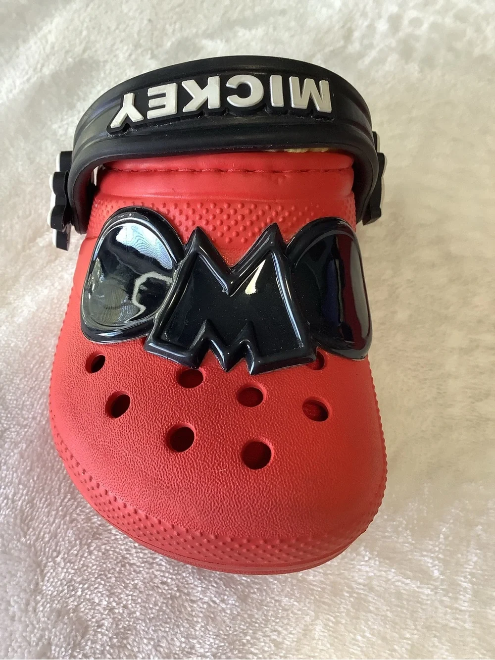 Kids Crocs Disney Mickey Mouse Lined Clogs Slip On Shoes Sandals Size C5
